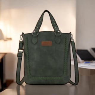 Hunter Green Crossbody, backpack, convertible, Montana, West Wrangler